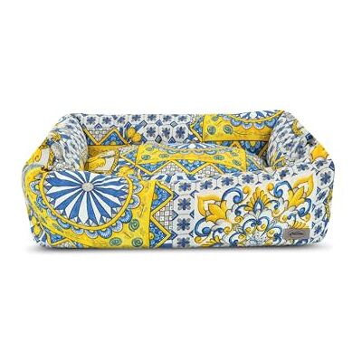 Record Sorrento - Weiche Polsterung Digitaldruck Stoff Indoor Hund und Katzenbett - 60 x 45 x 17 cm Record Sorrento - Weiche Polsterung Digitaldruck Stoff Indoor Hund und Katzenbett - 60 x 45 x 17 cm