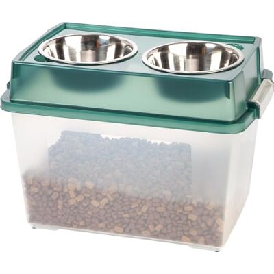 Iris Ohyama - FS-L - 21L - Grün - Raised Feeder Iris Ohyama - FS-L - 21L - Grün - Raised Feeder
