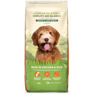 Amazon Hundefutter für ausgewachsene Hunde (Adult) aller Rassen, Fein zubereitetes Trockenfutter reich an Huhn und Reis, 15 kg (1er-Pack)(Zuvor eine Marke von Lifelong, gleiches Produkt) Amazon Hundefutter für ausgewachsene Hunde (Adult) aller Rassen, Fein zubereitetes Trockenfutter reich an Huhn und Reis, 15 kg (1er-Pack)(Zuvor eine Marke von Lifelong, gleiches Produkt)