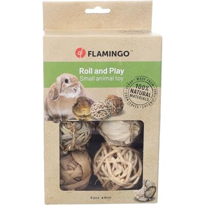 Flamingo NS Ball BICKY 6ST Durchmesser 6CM Flamingo NS Ball BICKY 6ST Durchmesser 6CM