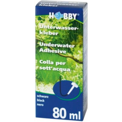 Hobby 11964 Unterwasserkleber, Mini-Kartusche, 80 ml, schwarz Hobby 11964 Unterwasserkleber, Mini-Kartusche, 80 ml, schwarz