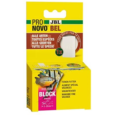 JBL PRONOVO BEL HOLIDAY, Ferienfutter für alle Süßwasser-Aquarienfische, 1 Futterblock JBL PRONOVO BEL HOLIDAY, Ferienfutter für alle Süßwasser-Aquarienfische, 1 Futterblock