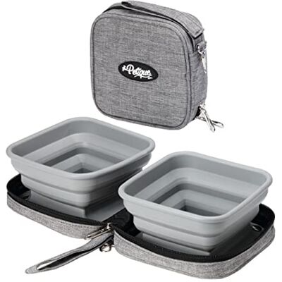 Portabowl Faltbare Futterschale 2-in-1 für Hund mit Tragetasche Portabowl Faltbare Futterschale 2-in-1 für Hund mit Tragetasche