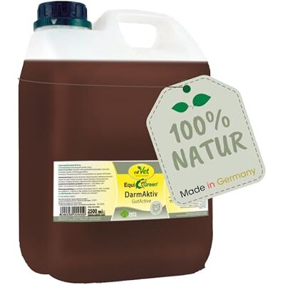 cdVet Naturprodukte EquiGreen DarmAktiv 2,5 Liter Unterstützung der Darmkondition Verdauungsprobleme Darmflora Immunsystem wertvolle Milchsäuren+Antioxidantien+Enzyme+Vitamine - cdVet Naturprodukte EquiGreen DarmAktiv 2,5 Liter Unterstützung der Darmkondition Verdauungsprobleme Darmflora Immunsystem wertvolle Milchsäuren+Antioxidantien+Enzyme+Vitamine -