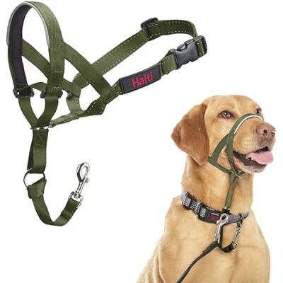 Halti Größe 3 - Hundehalsband, Waldgrün, Verstellbar, Sanft, Effektiv Halti Größe 3 - Hundehalsband, Waldgrün, Verstellbar, Sanft, Effektiv