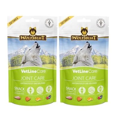 Wolfsblut VetLine Care Snack Joint Care – 2 x 100g Gelenksnack Hund mit Grünlippmuschel, Glucosamin & Chondroitin Softsnack bei Arthrose & zur Gelenkunterstützung Wolfsblut VetLine Care Snack Joint Care – 2 x 100g Gelenksnack Hund mit Grünlippmuschel, Glucosamin & Chondroitin Softsnack bei Arthrose & zur Gelenkunterstützung