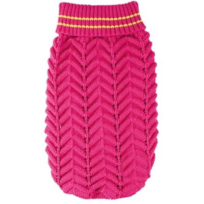 RECORD Dolly Fuchsia Hochkragen Pullover - Sweater RECORD Dolly Fuchsia Hochkragen Pullover - Sweater