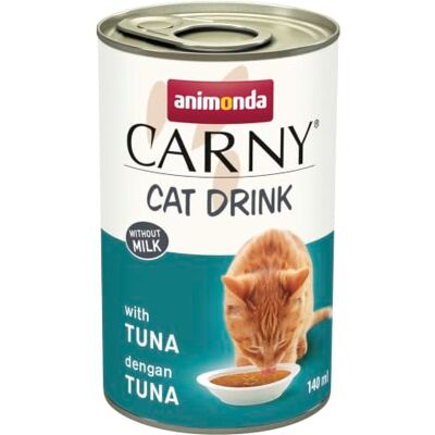 Animonda Drink Katzensnack Drink mit Thunfisch (24 x 140ml), Katzensuppe, Katzensnack ohne Milch, Getreide ohne Zucker Animonda Drink Katzensnack Drink mit Thunfisch (24 x 140ml), Katzensuppe, Katzensnack ohne Milch, Getreide ohne Zucker