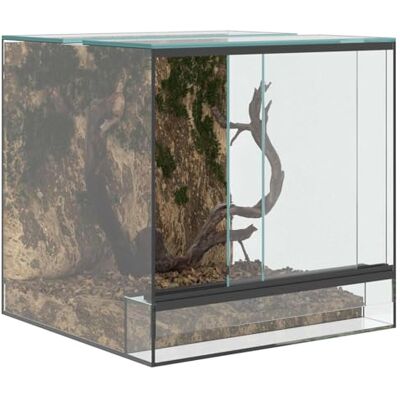 vidaXL Terrarium mit Speicher Transparent 30 x 30 x 30 cm Glas vidaXL Terrarium mit Speicher Transparent 30 x 30 x 30 cm Glas
