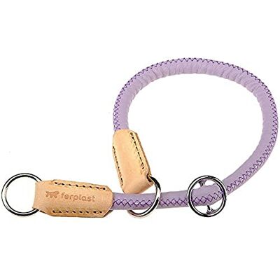 FERPLAST Derby cs Halsband - Semi-slip, Nylon, Leder, Verstellbar FERPLAST Derby cs Halsband - Semi-slip, Nylon, Leder, Verstellbar