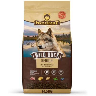 Wolfsblut Wild Duck Senior Trockenfutter für Hunde 14,5kg Wolfsblut Wild Duck Senior Trockenfutter für Hunde 14,5kg