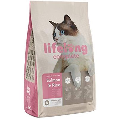 LIFELONG Lachs & Reis Katzenfutter - Komplett für Erwachsene LIFELONG Lachs & Reis Katzenfutter - Komplett für Erwachsene
