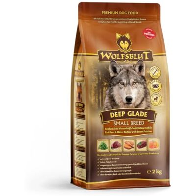 Wolfsblut – Deep Glade Small Breed Adult Trockenfutter mit wertvollen Superfoods für kleine, ausgewachsene Hunde. Getreidefreies Alleinfutter ohne Zusatzstoffe im Beutel ... Wolfsblut – Deep Glade Small Breed Adult Trockenfutter mit wertvollen Superfoods für kleine, ausgewachsene Hunde. Getreidefreies Alleinfutter ohne Zusatzstoffe im Beutel ...