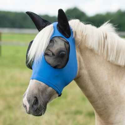 Busse Fliegenmaske Twin FIT Flexi mit Ohrenschutz Denim Pony ohne Nüsternschutz UV Busse Fliegenmaske Twin FIT Flexi mit Ohrenschutz Denim Pony ohne Nüsternschutz UV