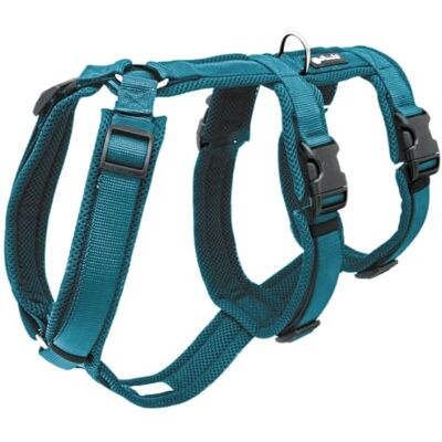 Petlando Sicherheitsgeschirr Mesh, ausbruchsicher, Petrol, S Für kleine Hunde, gepolstert, atmungsaktiv, stufenlos verstellbar, Hundegeschirr mit extra Bauchgurt, Panikgeschirr Petlando Sicherheitsgeschirr Mesh, ausbruchsicher, Petrol, S Für kleine Hunde, gepolstert, atmungsaktiv, stufenlos verstellbar, Hundegeschirr mit extra Bauchgurt, Panikgeschirr