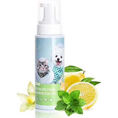 Nobleza Trocken-Schaum-Shampoo für Hunde und Katzen und Kaninchen,Geeignet für Haustiere mit geringem Widerstand,Shampoo-Mousse für Kätzchen und Welpen, Waschen ohne Wasser oder Ausspülen 250 ml Nobleza Trocken-Schaum-Shampoo für Hunde und Katzen und Kaninchen,Geeignet für Haustiere mit geringem Widerstand,Shampoo-Mousse für Kätzchen und Welpen, Waschen ohne Wasser oder Ausspülen 250 ml