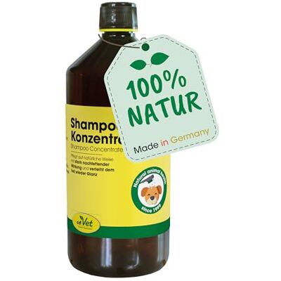 cdVet Naturprodukte Shampoo Konzentrat 1 Liter Hund, Pferd Pflegeshampoo empfindliche Haut pflegt + reinigt das Fell beugt Schuppenbildung vor verleiht dem Fell Glanz nachfettend - cdVet Naturprodukte Shampoo Konzentrat 1 Liter Hund, Pferd Pflegeshampoo empfindliche Haut pflegt + reinigt das Fell beugt Schuppenbildung vor verleiht dem Fell Glanz nachfettend -