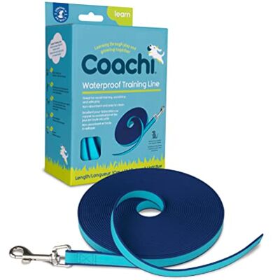 Coachi Training Line 10m, sicheres Training im Freien, Rückruftraining, Hunde- und Welpensozialisierung, leicht, wasserfest, perfekt zum Stoppen des Jagens. Für alle Hunde, Welpen Coachi Training Line 10m, sicheres Training im Freien, Rückruftraining, Hunde- und Welpensozialisierung, leicht, wasserfest, perfekt zum Stoppen des Jagens. Für alle Hunde, Welpen