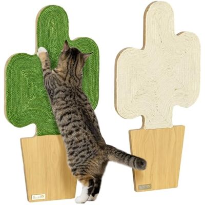 PawHut Kratzmatte Katze 2er Set Katzenkratzbretter mit Haken 30 x 60 cm PawHut Kratzmatte Katze 2er Set Katzenkratzbretter mit Haken 30 x 60 cm