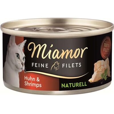 Miamor Feine Filets Naturelle Huhn&Shrimps 24x 80g Katzenfutter Miamor Feine Filets Naturelle Huhn&Shrimps 24x 80g Katzenfutter