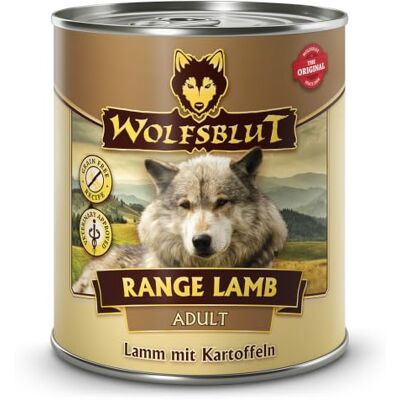 Wolfsblut Range Lamb Adult Nassfutter für Hunde 6 x 800 g Wolfsblut Range Lamb Adult Nassfutter für Hunde 6 x 800 g