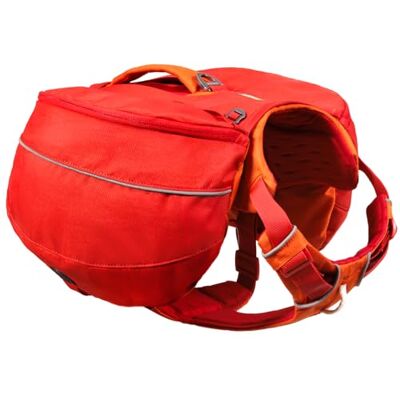 RUFFWEAR Palisades Pet Pack, modulare Hundetasche & Reisetasche, leichter Hunderucksack zum Wandern & Spazierengehen mit eingebautem Geschirr, Größe S, rote Johannisbeere RUFFWEAR Palisades Pet Pack, modulare Hundetasche & Reisetasche, leichter Hunderucksack zum Wandern & Spazierengehen mit eingebautem Geschirr, Größe S, rote Johannisbeere