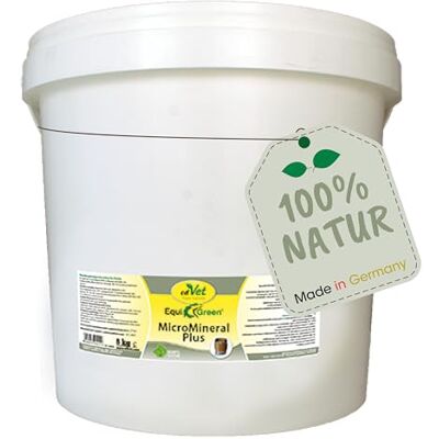 cdVet Naturprodukte EquiGreen MicroMineral plus 8 kg Pferd Vitamin, Mineralstoff- und Spurenelementgeber Magnesiummangel Zink- + Selenquelle Magensäurebinder Schadstoffebinder Darm - cdVet Naturprodukte EquiGreen MicroMineral plus 8 kg Pferd Vitamin, Mineralstoff- und Spurenelementgeber Magnesiummangel Zink- + Selenquelle Magensäurebinder Schadstoffebinder Darm -