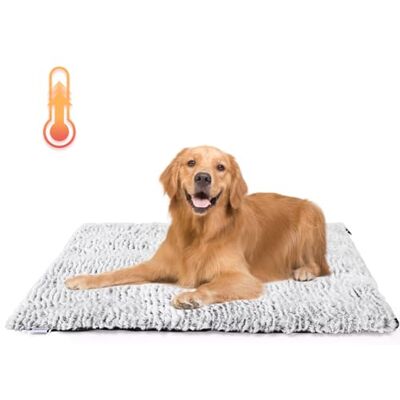 Nobleza Selbstheizende Decke Katzen & Hunde, Flauschig Waschbar, 115x70cm Wärmedecke katze ohne strom winter, wärmematte hund rutschfeste Unterseite, thermodecke hunde geräuschlos outdoor & indoor Nobleza Selbstheizende Decke Katzen & Hunde, Flauschig Waschbar, 115x70cm Wärmedecke katze ohne strom winter, wärmematte hund rutschfeste Unterseite, thermodecke hunde geräuschlos outdoor & indoor