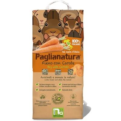 Nucci Group Bergwiesenheu mit Karotten - Heu für kleine Nagetiere Nucci Group Bergwiesenheu mit Karotten - Heu für kleine Nagetiere