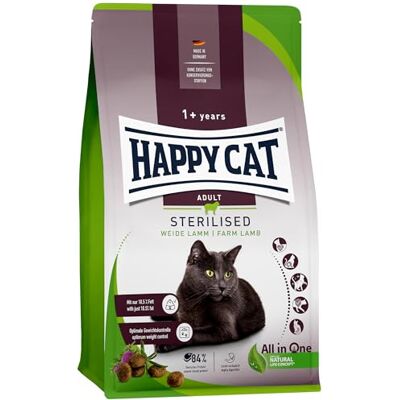 Happy Cat Supreme Sterilised Weide-Lamm - Katzentrockenfutter Happy Cat Supreme Sterilised Weide-Lamm - Katzentrockenfutter
