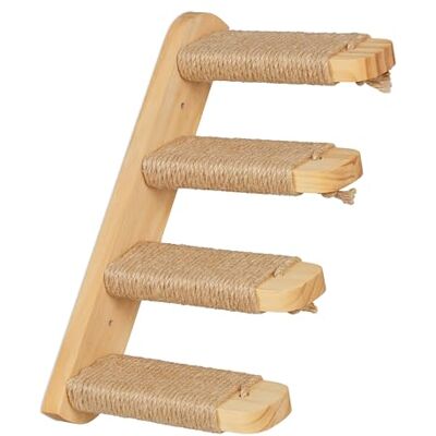 RELAXDAYS - Scala - Naturholz - Jute - Katzen-Wandkletterer RELAXDAYS - Scala - Naturholz - Jute - Katzen-Wandkletterer