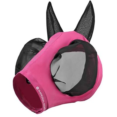 Imperial Riding Fliegenmaske „Trail Ride“ ohne Nasenschutz, Pink, Cob Imperial Riding Fliegenmaske „Trail Ride“ ohne Nasenschutz, Pink, Cob