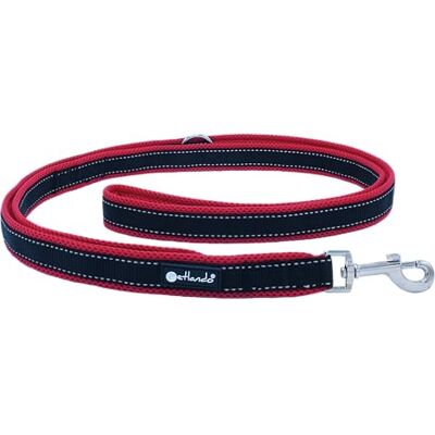 Petlando Hundeleine Outdoor, Rot, 230x1,5cm Für kleine Hunde, 3-fach verstellbare Führleine, reflektierend, weiche Mesh-Polsterung, starke Karabiner, Umhängeleine Petlando Hundeleine Outdoor, Rot, 230x1,5cm Für kleine Hunde, 3-fach verstellbare Führleine, reflektierend, weiche Mesh-Polsterung, starke Karabiner, Umhängeleine