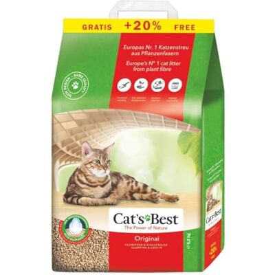 Catsbest Holzstreu - Biologisch abbaubar & klumpbildend Catsbest Holzstreu - Biologisch abbaubar & klumpbildend