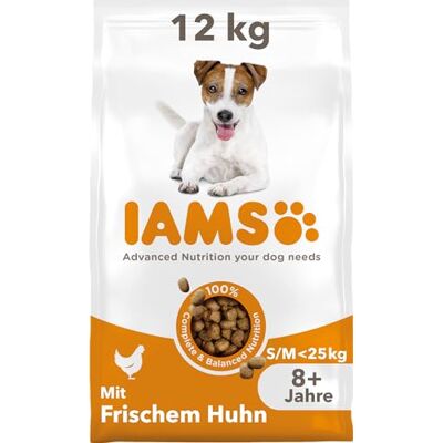 IAMS für Vitalität Senioren & Reife Kleine & Mittlere Hunde - Hähnchen 12kg IAMS für Vitalität Senioren & Reife Kleine & Mittlere Hunde - Hähnchen 12kg