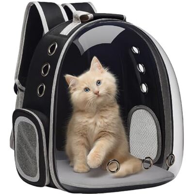 QLS Transportrucksack für Katzen und kleine Hunde 40x30x28 cm Schwarz QLS Transportrucksack für Katzen und kleine Hunde 40x30x28 cm Schwarz
