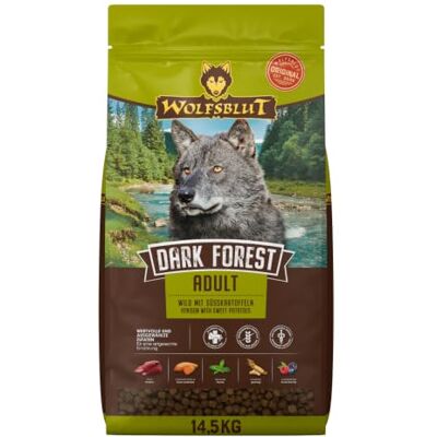 Wolfsblut Dark Forest Adult Trockenfutter für Hunde 14,5kg Wolfsblut Dark Forest Adult Trockenfutter für Hunde 14,5kg
