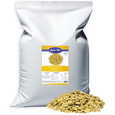 Lyra Pet ® 25 kg Erbsenflocken Futter für Wildvögel, Pferde & Kleinnager Reich an Proteinen, Ballaststoffen und Vitaminen Nährstoffreiches, ganzjähriges Einzelfutter Ideal als Ergänzung Lyra Pet ® 25 kg Erbsenflocken Futter für Wildvögel, Pferde & Kleinnager Reich an Proteinen, Ballaststoffen und Vitaminen Nährstoffreiches, ganzjähriges Einzelfutter Ideal als Ergänzung