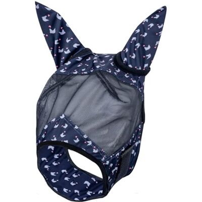 WALDHAUSEN Fliegenmaske Lucky, Nachtblau, Minishetty Farbe: blau , Größe: Mini Shetty WALDHAUSEN Fliegenmaske Lucky, Nachtblau, Minishetty Farbe: blau , Größe: Mini Shetty