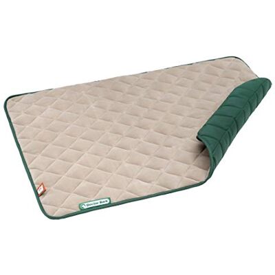 Doctor Bark Hundedecke Fleece Wendedecke Flauschige, robuste Hundematte für größere Hunde. waschbar bis 95°C hochwertige Indoor/Outdoor Liegedecke (L 100x80 cm, Beige/Grün) Doctor Bark Hundedecke Fleece Wendedecke Flauschige, robuste Hundematte für größere Hunde. waschbar bis 95°C hochwertige Indoor/Outdoor Liegedecke (L 100x80 cm, Beige/Grün)
