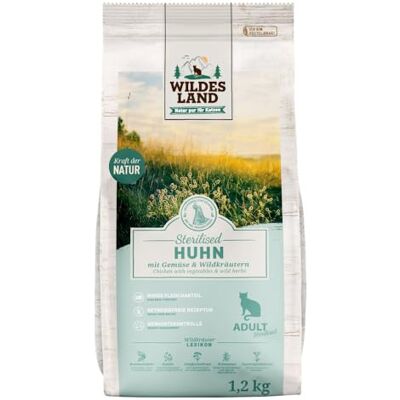 WILDES LAND Huhn Classic Adult Trockenfutter für Katzen 3 x 6 kg WILDES LAND Huhn Classic Adult Trockenfutter für Katzen 3 x 6 kg