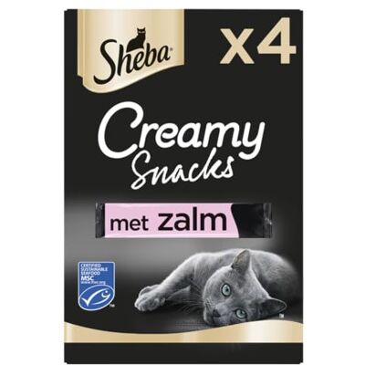 Sheba Lachs Cremige Snacks - Katzenleckerlis - 44 Stück Sheba Lachs Cremige Snacks - Katzenleckerlis - 44 Stück