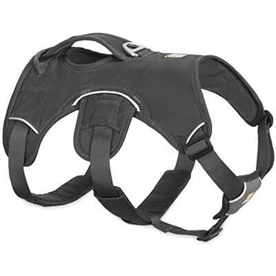 RUFFWEAR Mehrzweck-Hundegeschirr, Raues Gelände, Arbeitshunde, Miniatur Hunderassen, Größenverstellbar, Größe: XXS, Grau, Web Master Geschirr RUFFWEAR Mehrzweck-Hundegeschirr, Raues Gelände, Arbeitshunde, Miniatur Hunderassen, Größenverstellbar, Größe: XXS, Grau, Web Master Geschirr