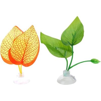 Zhhuoc Aquarium-Dekorationen für Betta-Ruhebett, Blätter, Hängematte, Laichunterlage, botanischer grüner Kunststoff und Harz, moderne Ornamente für Betta-Fische, Aquarium-Dekoration, Zubehör, 2 Stück Zhhuoc Aquarium-Dekorationen für Betta-Ruhebett, Blätter, Hängematte, Laichunterlage, botanischer grüner Kunststoff und Harz, moderne Ornamente für Betta-Fische, Aquarium-Dekoration, Zubehör, 2 Stück