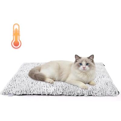 Nobleza Selbstheizende Decke Katzen & Hunde, Flauschig Waschbar, 50x40cm Wärmedecke katze ohne strom winter, wärmematte hund rutschfeste Unterseite, thermodecke hunde geräuschlos outdoor & indoor Nobleza Selbstheizende Decke Katzen & Hunde, Flauschig Waschbar, 50x40cm Wärmedecke katze ohne strom winter, wärmematte hund rutschfeste Unterseite, thermodecke hunde geräuschlos outdoor & indoor
