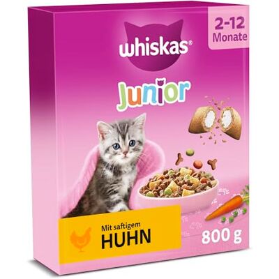 Whiskas Junior Huhn Trockenfutter - Katzenfutter Whiskas Junior Huhn Trockenfutter - Katzenfutter