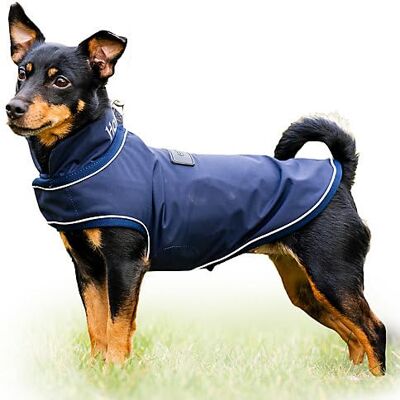 Horseware Signature Hunde-Regenmantel, Größe XL, Marineblau Horseware Signature Hunde-Regenmantel, Größe XL, Marineblau