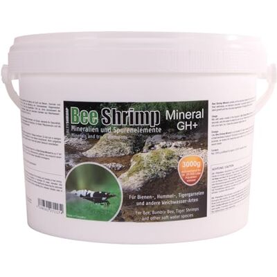 SALTYSHRIMP Bee Shrimp Mineral GH+ 3000g – Mineralsalz für Garnelen, härtet Osmosewasser gezielt auf, liefert Mineralien und Spurenelemente, für Bienen, Hummel und Tigergarnelen SALTYSHRIMP Bee Shrimp Mineral GH+ 3000g – Mineralsalz für Garnelen, härtet Osmosewasser gezielt auf, liefert Mineralien und Spurenelemente, für Bienen, Hummel und Tigergarnelen
