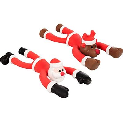 Flamingo Weihnachtsspielzeug Latex L: 30 cm 2 Stück sortiert Flamingo Weihnachtsspielzeug Latex L: 30 cm 2 Stück sortiert