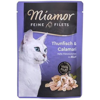 Miamor Feine Filets Pouch, Thunfisch+Calamari in Jelly Miamor Feine Filets Pouch, Thunfisch+Calamari in Jelly